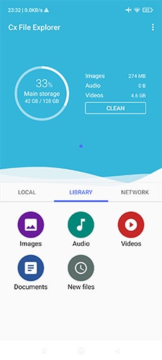 cx file explorer library