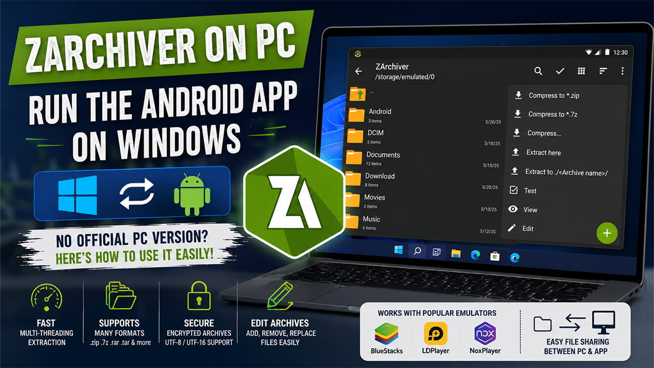 zarchiver pc