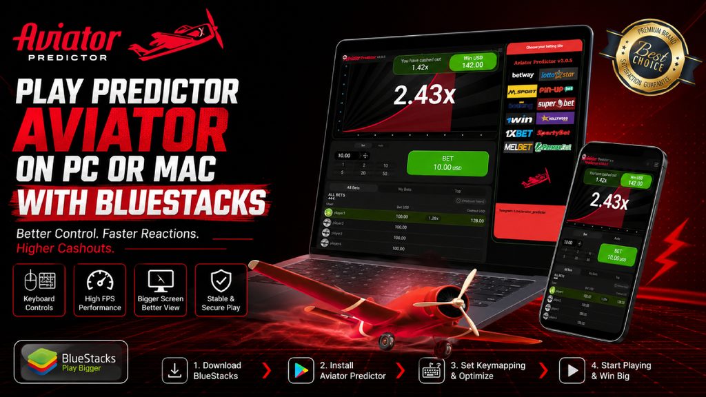 predictor aviator pc mac bluestacks